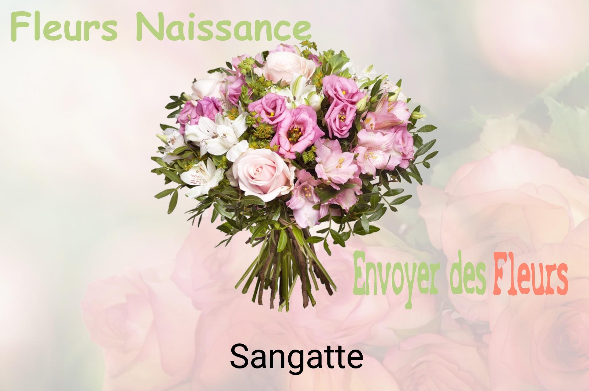 Bouquet de fleurs de naissance livré à Sangatte